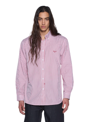 KADE LS SHIRT RED-WHITE