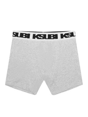 ROYALTY BOXER BRIEF 1 PACK GREY MARLE