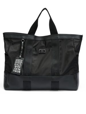 OVERNIGHT BAG NYLON LEATHER