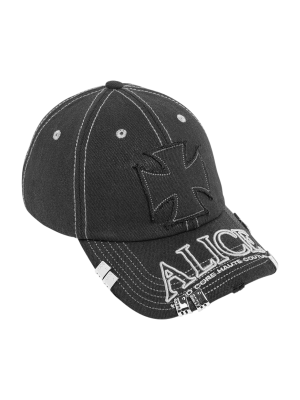KSUBI X ALICE HOLLYWOOD ATELIER CAP BLACK WAX