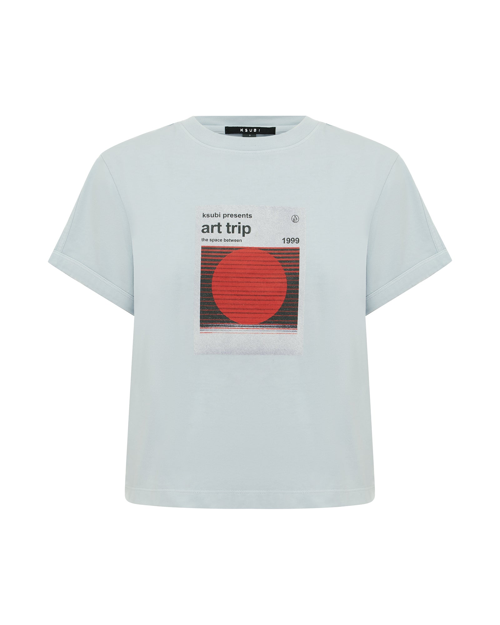 ART TRIP SHRUNKEN CUT OUT TEE ICE MIST - Image 4
