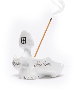 BAD BRAINS KASHTRAY WHITE