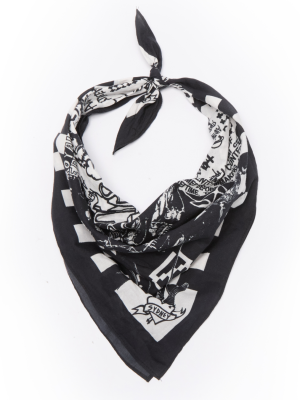 DEATH MACHINE BANDANA BLACK