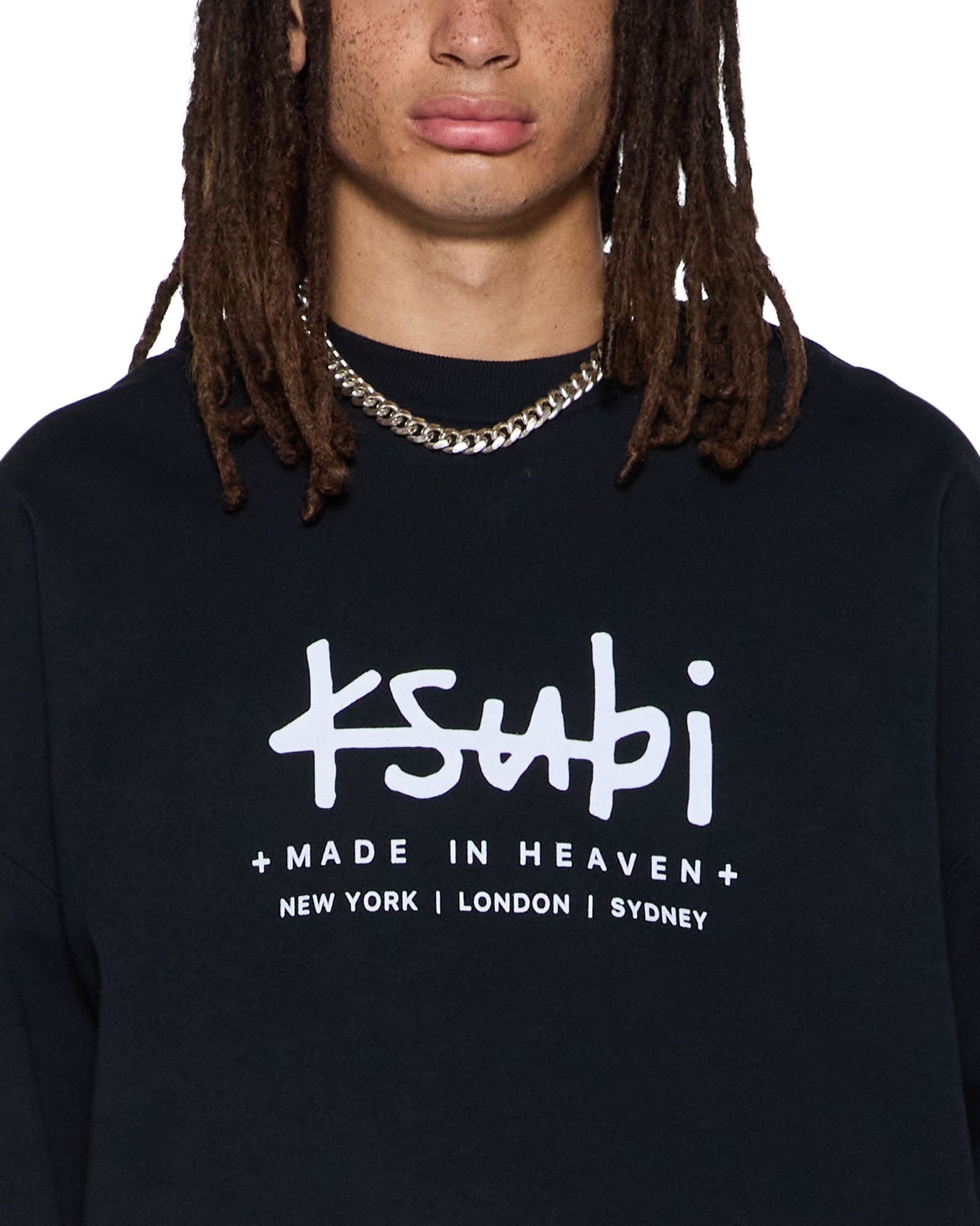 PLATED EKCESS CREWNECK JET BLACK - Image 3