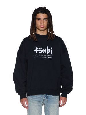 PLATED EKCESS CREWNECK JET BLACK
