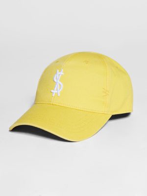 4 X 4 CROSS DOLLAR CAP YELLOW