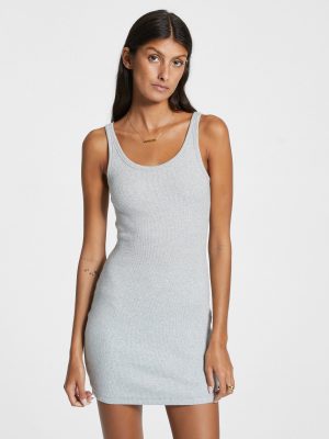 ARISE TANK DRESS GREY MARLE