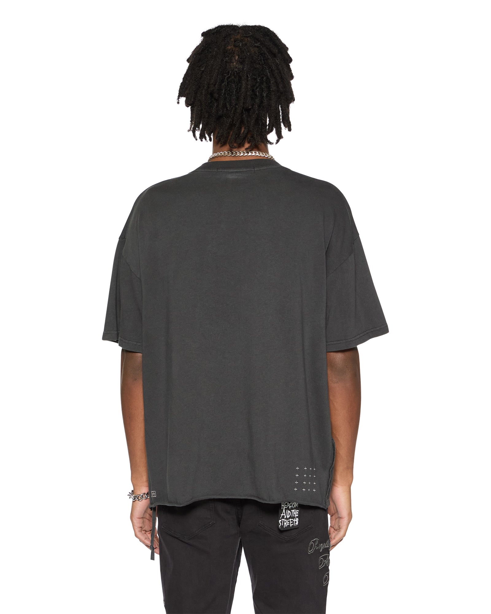 EST POCKET SS TEE OLD BLACK - Image 3