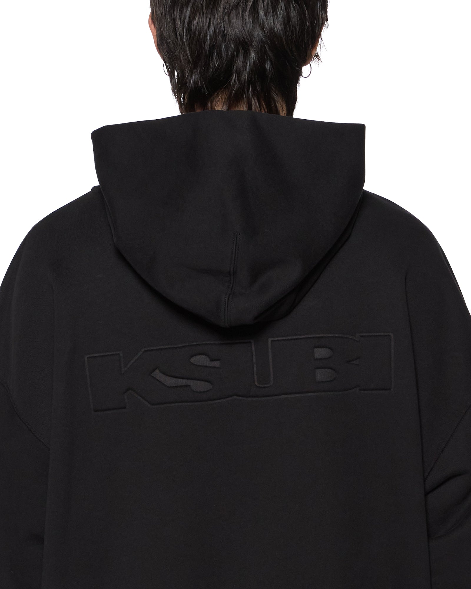 INTRUDER EKCESS HOODIE JET BLACK - Image 3
