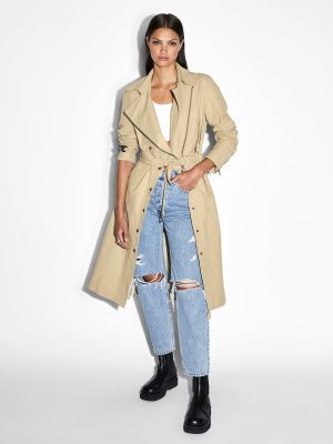 INCOGNITO BIKER/TRENCH KHAKI