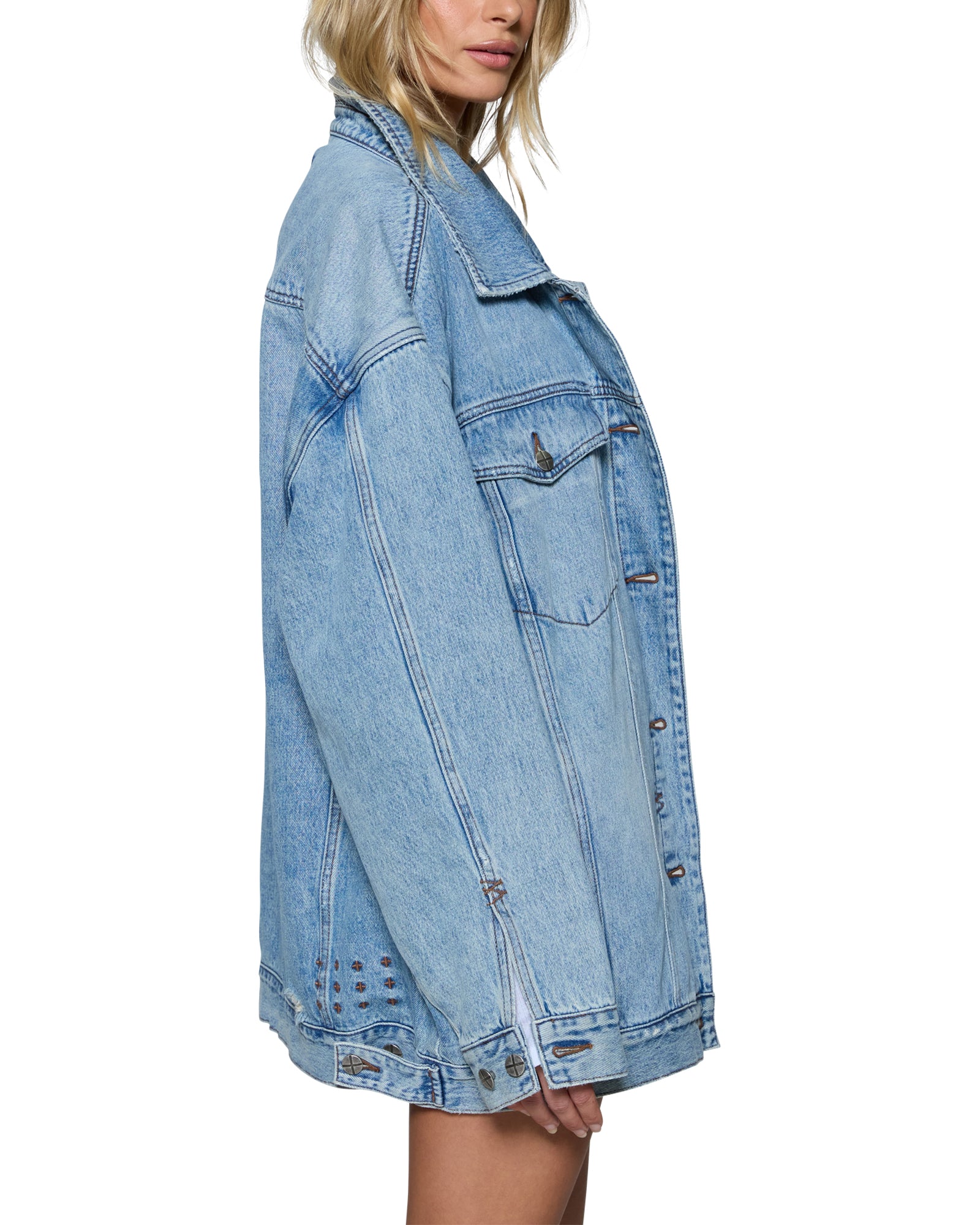 KSUPER OVERSIZED JACKET BABES BLUE - Image 6