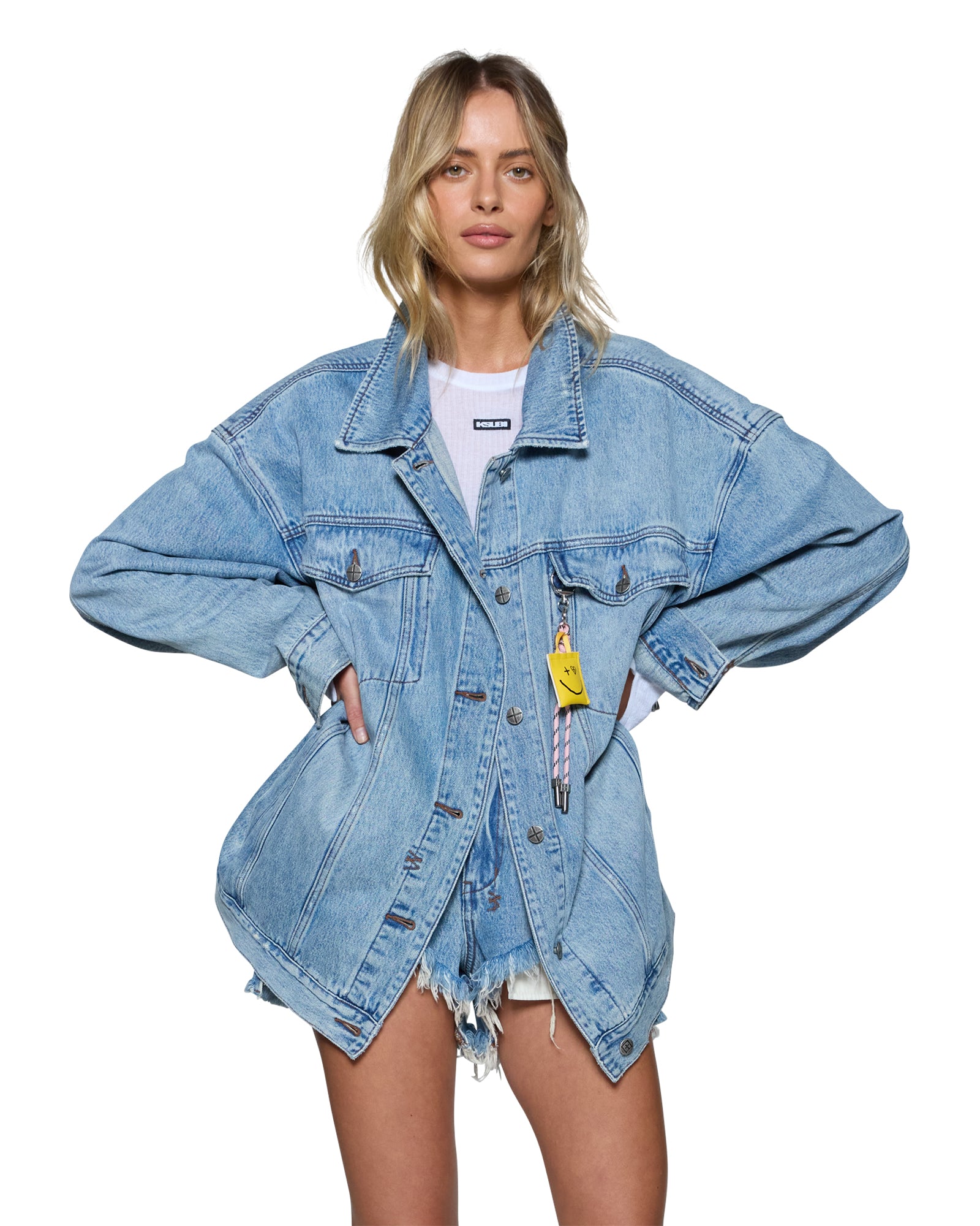 KSUPER OVERSIZED JACKET BABES BLUE - Image 3