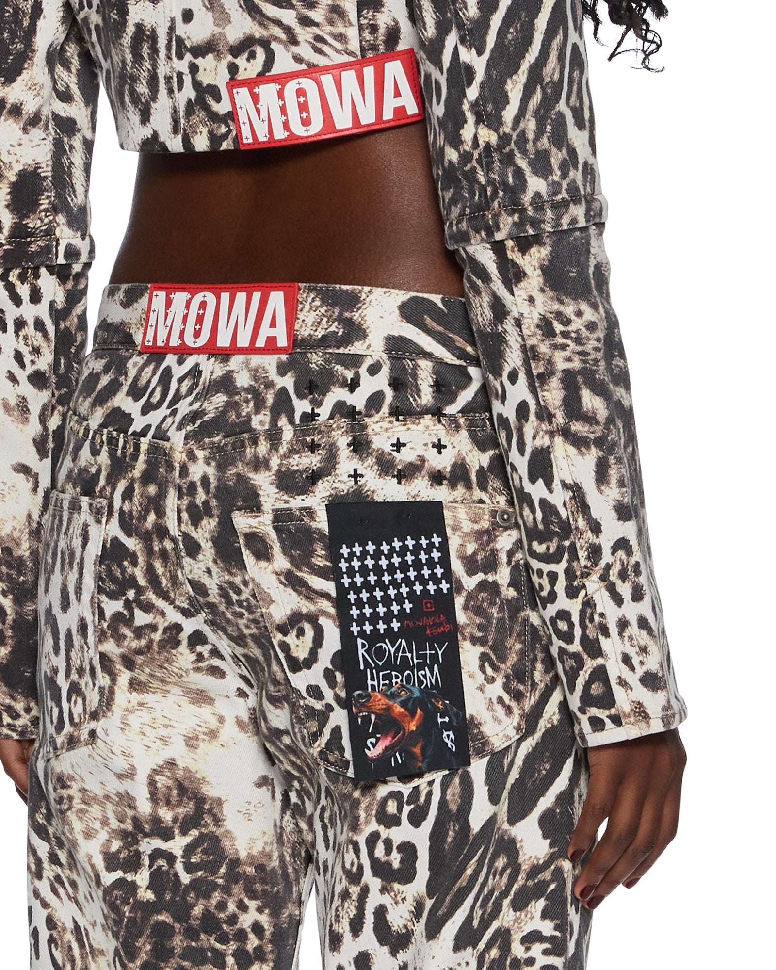 MOWALOLA CROP JACKET CHEETAH - Image 5