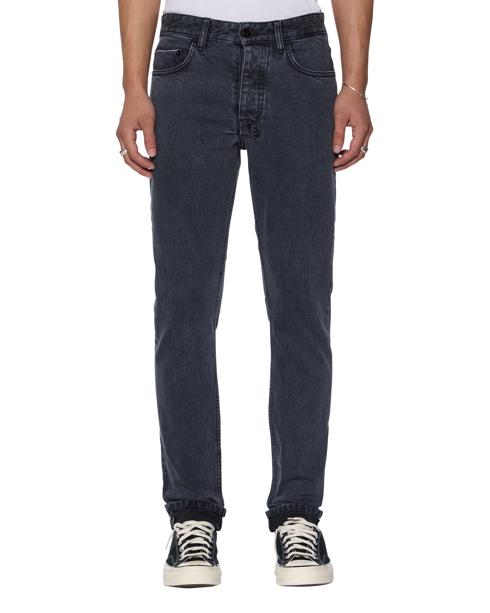 CHITCH SELVEDGE NY BLACK