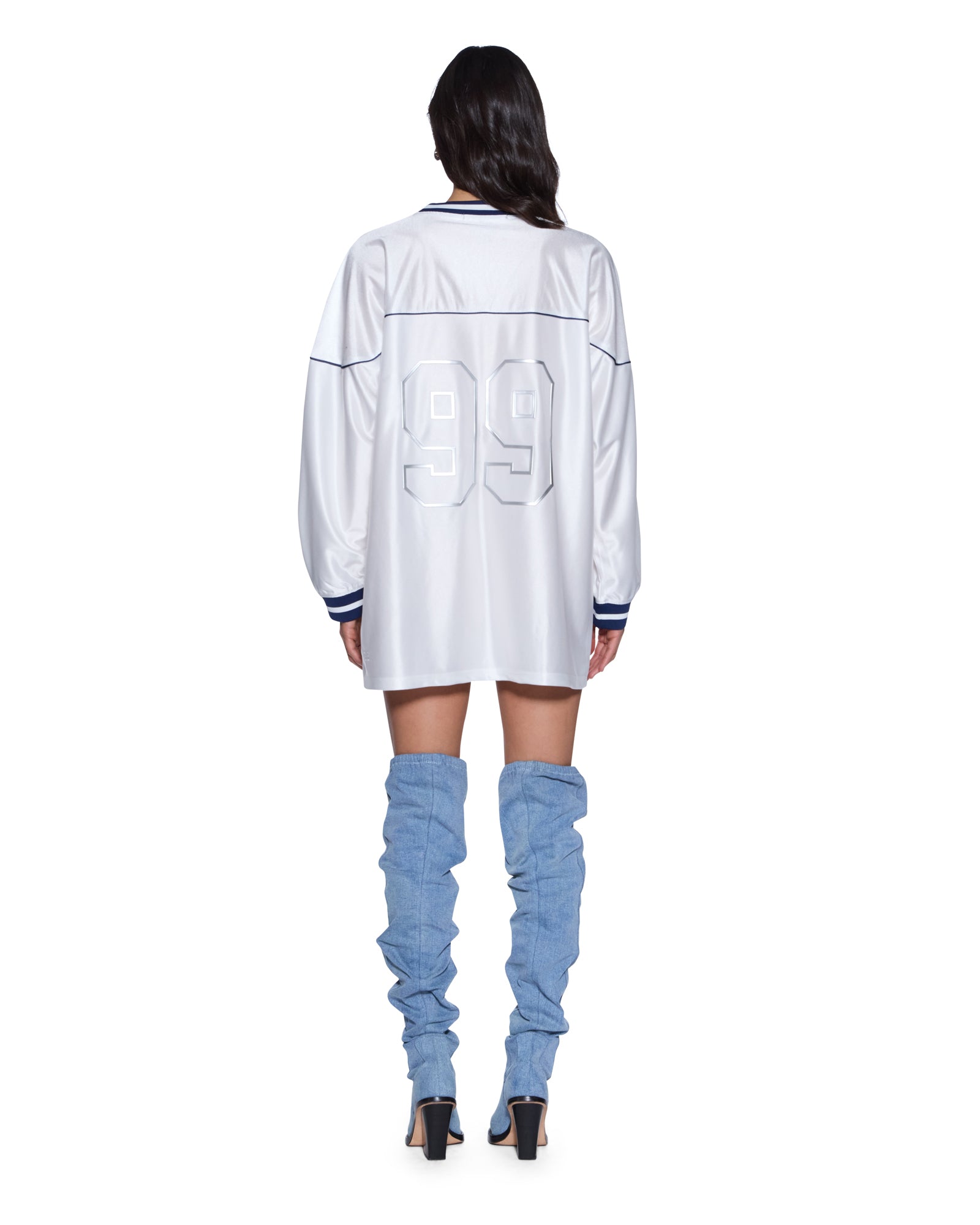 TEAMSTER LS DRESS VINTAGE WHITE - Image 5