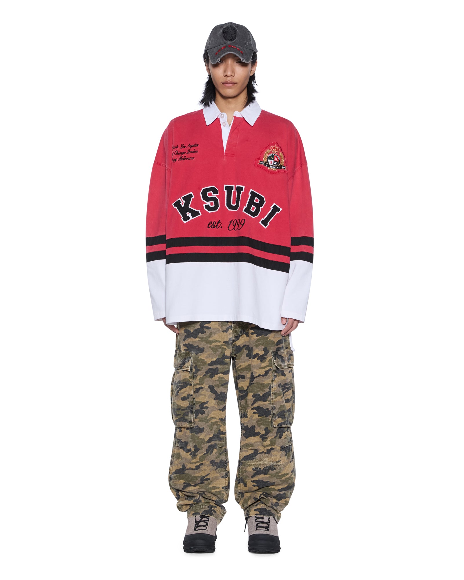 DUKE RUGBY LS JERSEY RED - Image 2