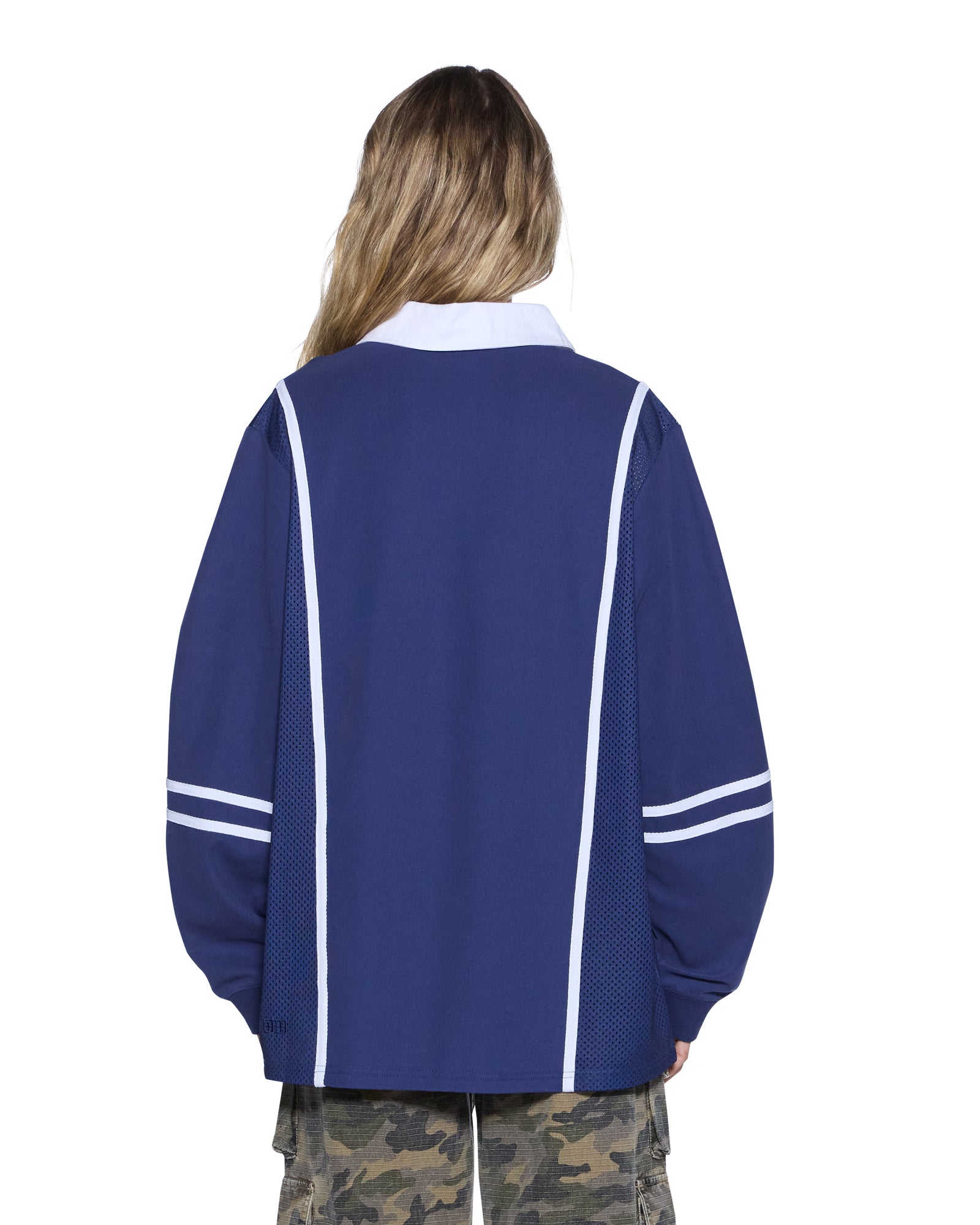 PLAYOFF LS POLO JERSEY NAVY - Image 5