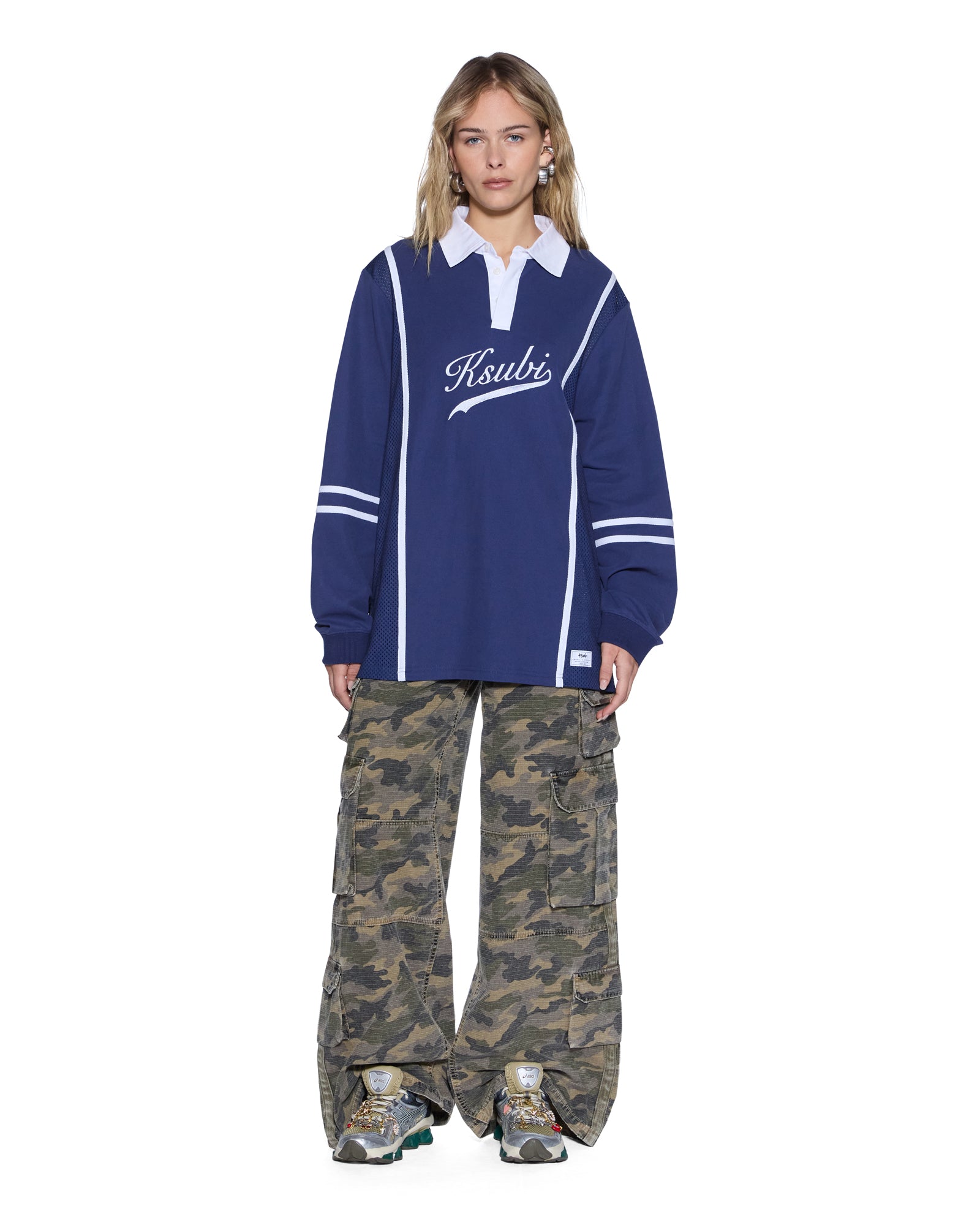 PLAYOFF LS POLO JERSEY NAVY - Image 4