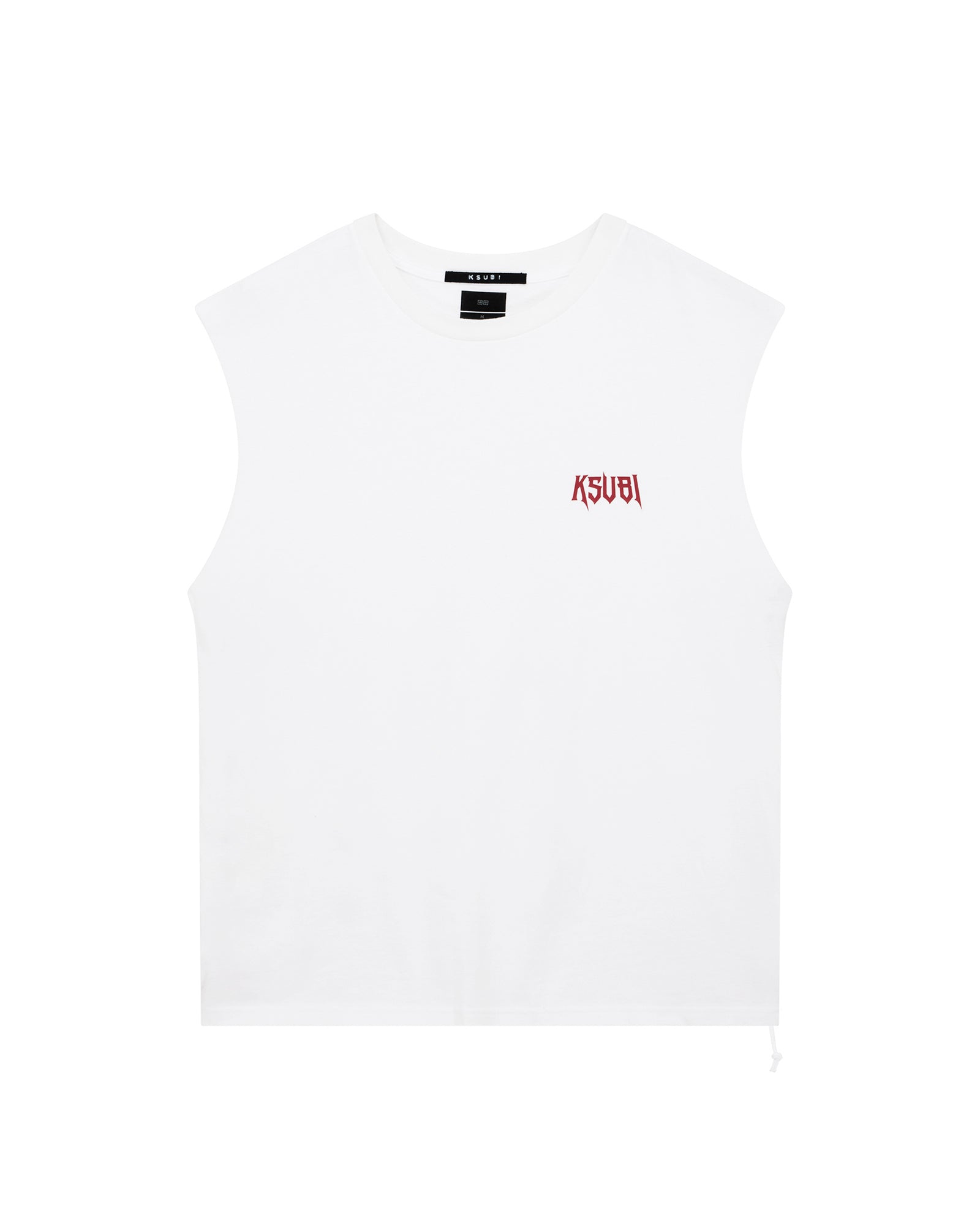 KINGDOM CUT OFF BIGGIE TEE WHITE - Image 4