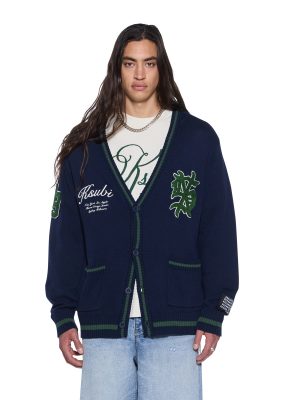 PLAYOFF CARDIGAN MIDNIGHT