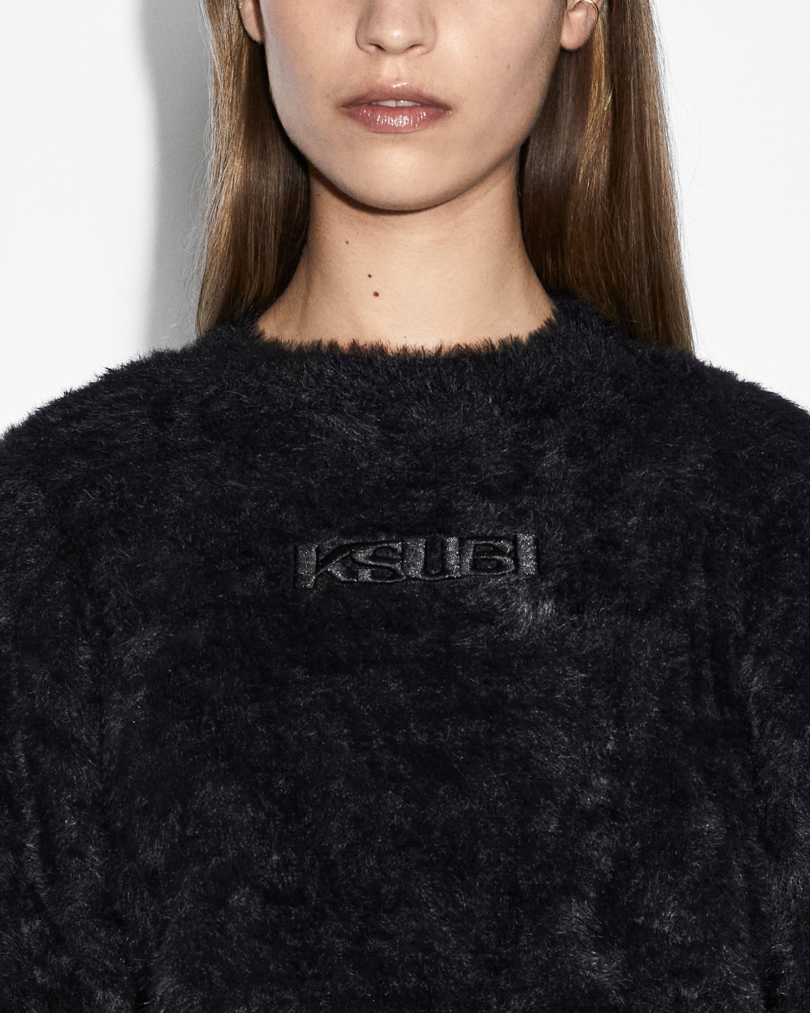 CROPPED SWEATER BLACK - Image 4