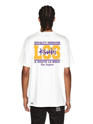 LA AND THE STREETS SS BIGGIE TEE WHITE