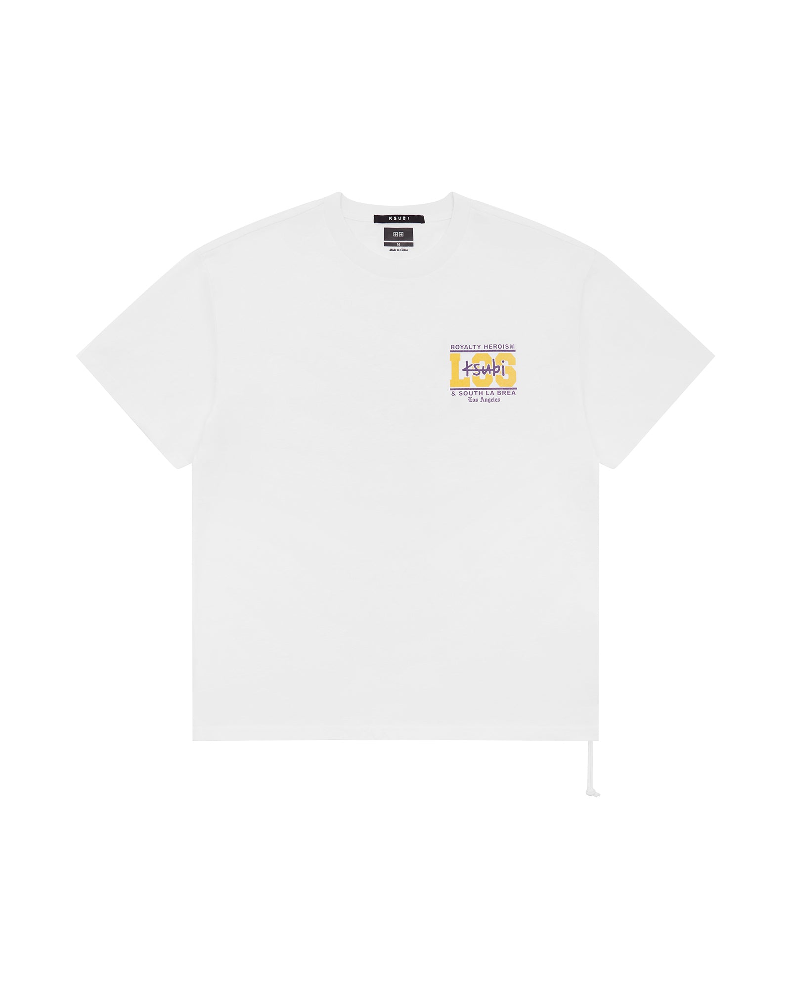 LA AND THE STREETS SS BIGGIE TEE WHITE - Image 3