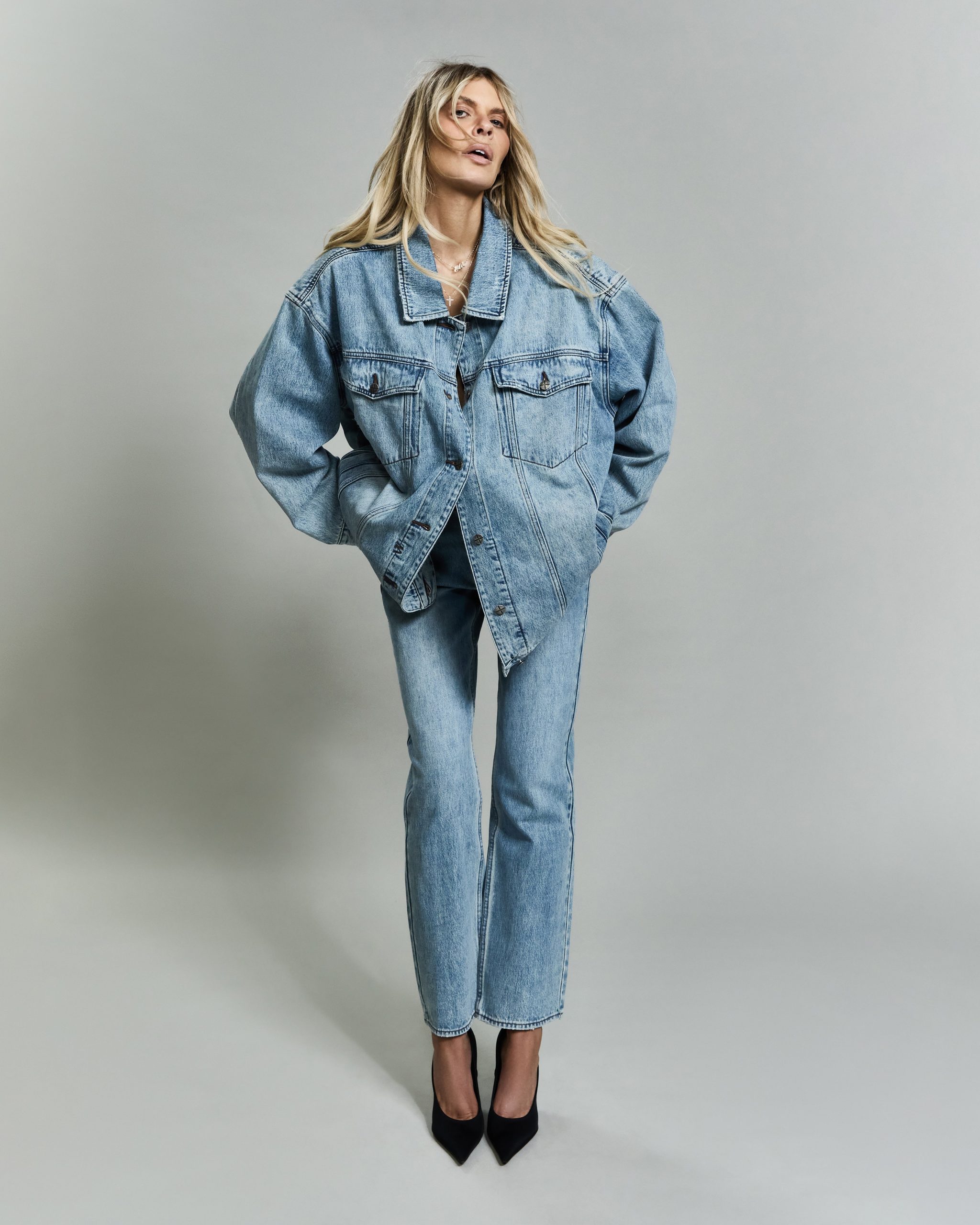 KSUPER OVERSIZED JACKET BABES BLUE - Image 7