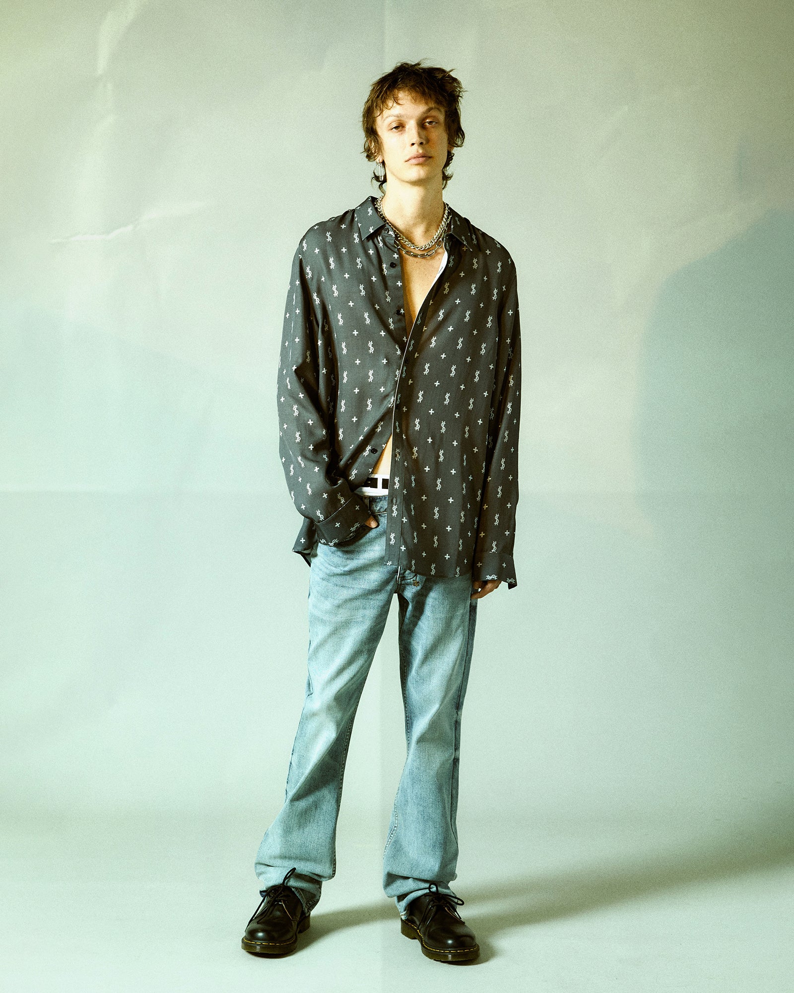 DOLLAGRAM DOWNTOWN LS SHIRT BLACK - Image 6