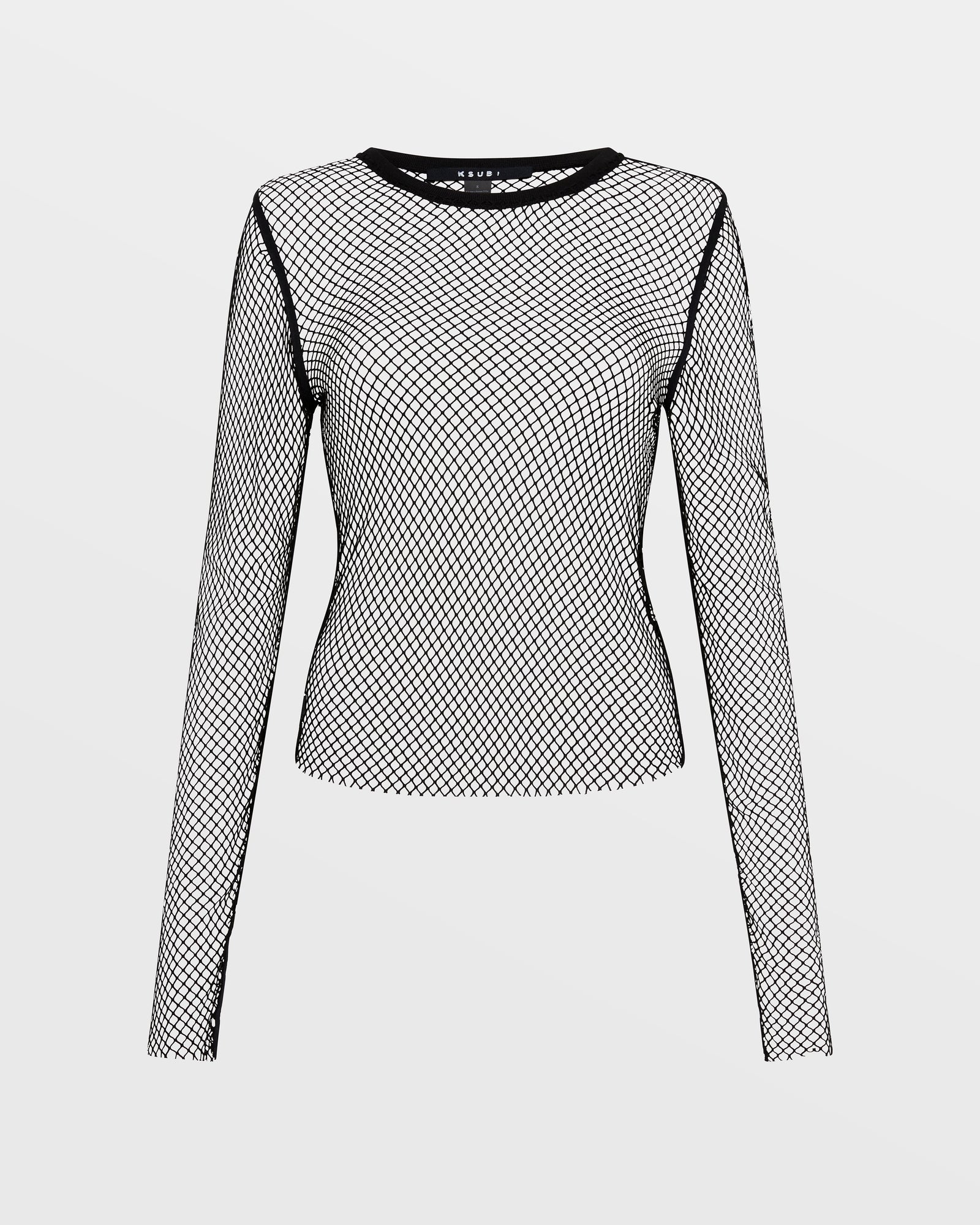 NET MESH LS TOP BLACK - Image 5
