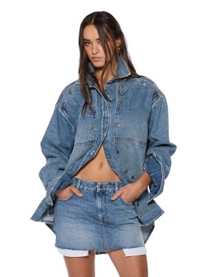 BOLT OVERSIZED LS SHIRT SWEPT