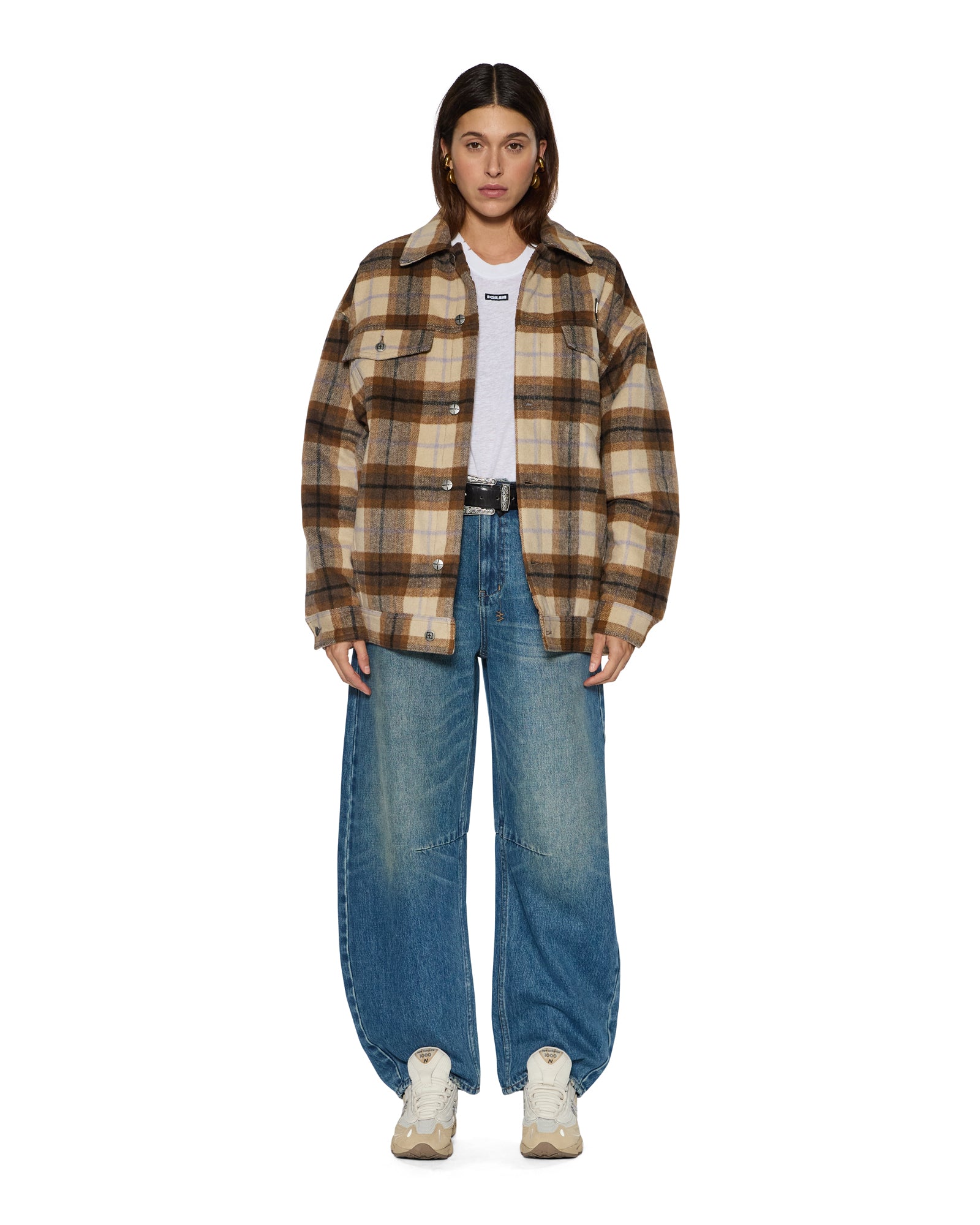 KSUPER TRUCKER JACKET PLAID - Image 4