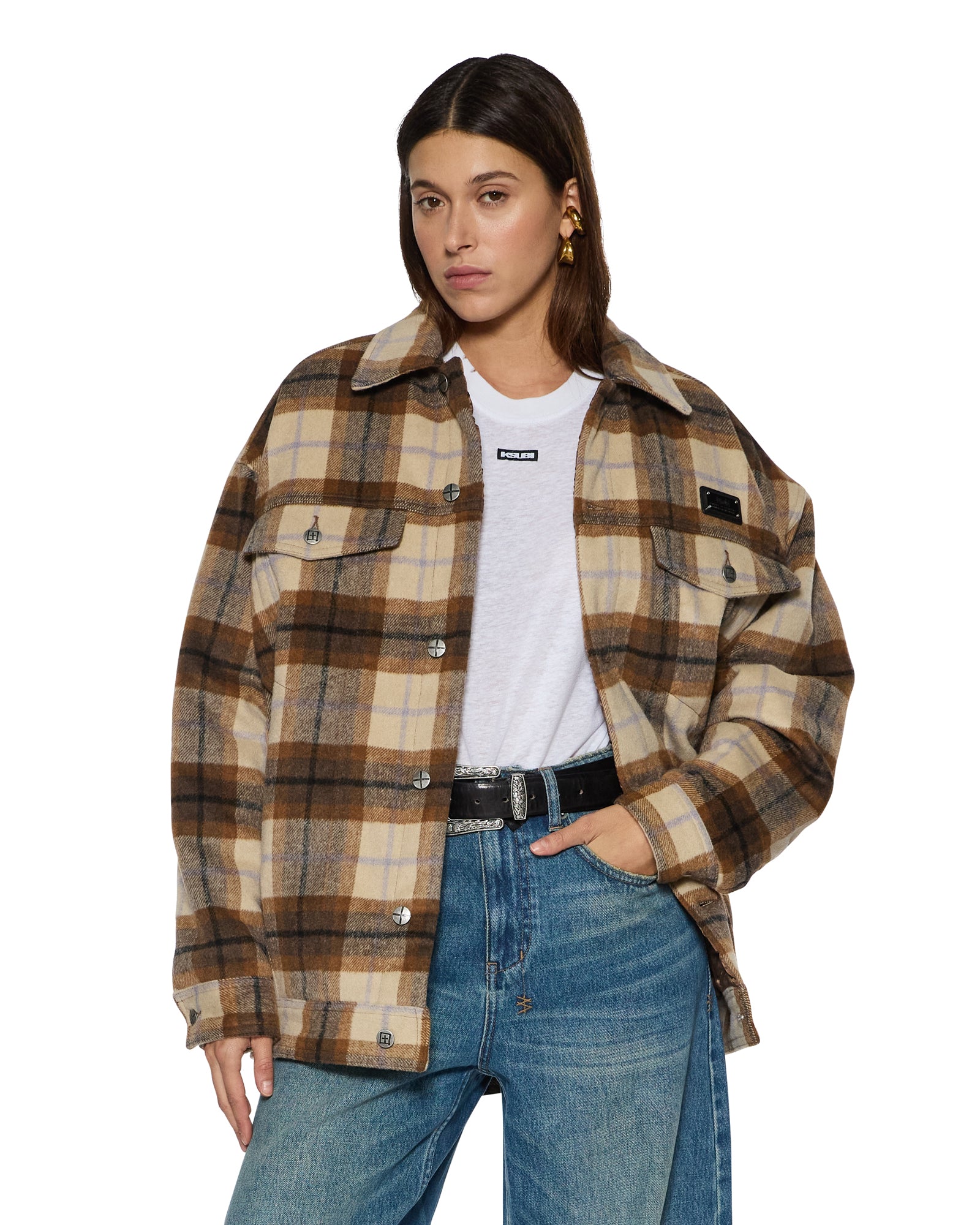 KSUPER TRUCKER JACKET PLAID - Image 2