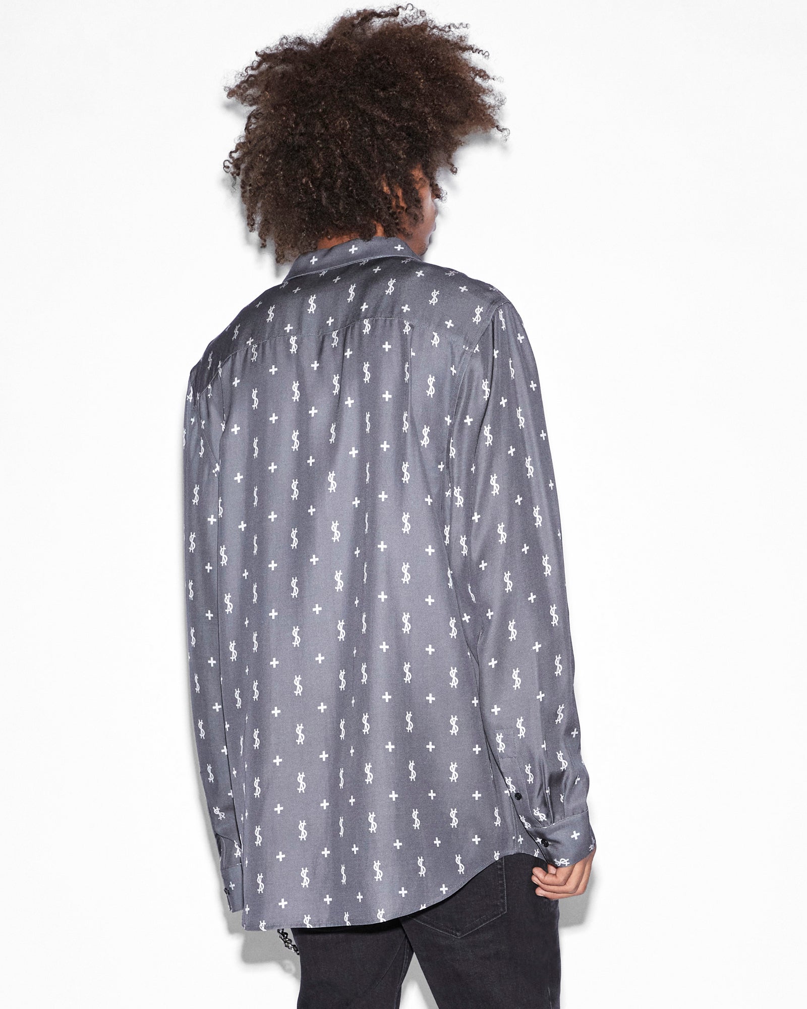 DOLLAGRAM DOWNTOWN LS SHIRT BLACK - Image 3