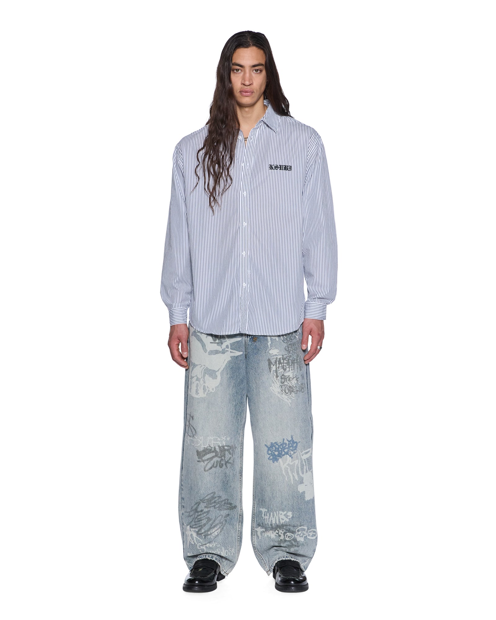 HAUNTED KSIGNATURE LS SHIRT BLACK STRIPE - Image 3