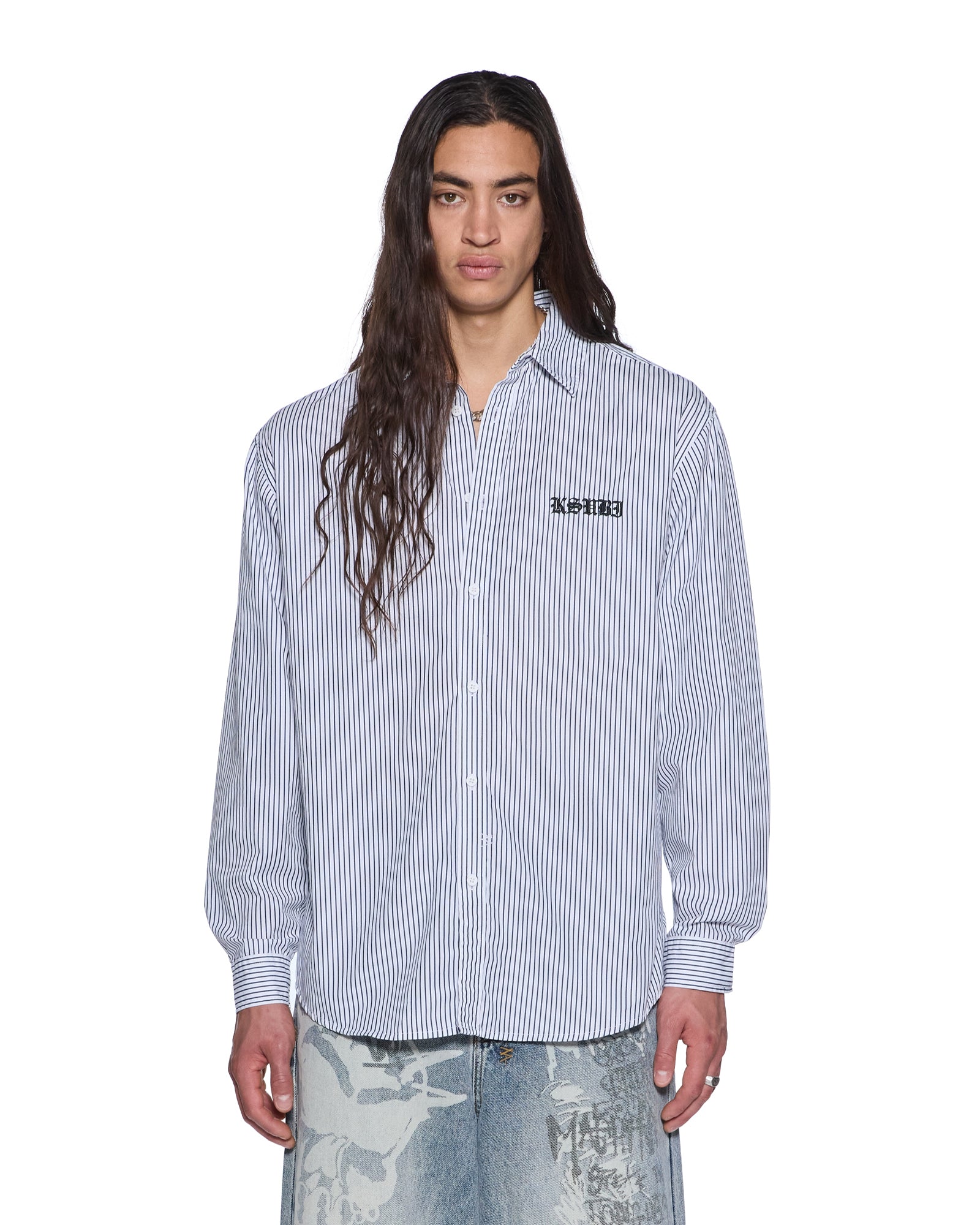 HAUNTED KSIGNATURE LS SHIRT BLACK STRIPE - Image 2