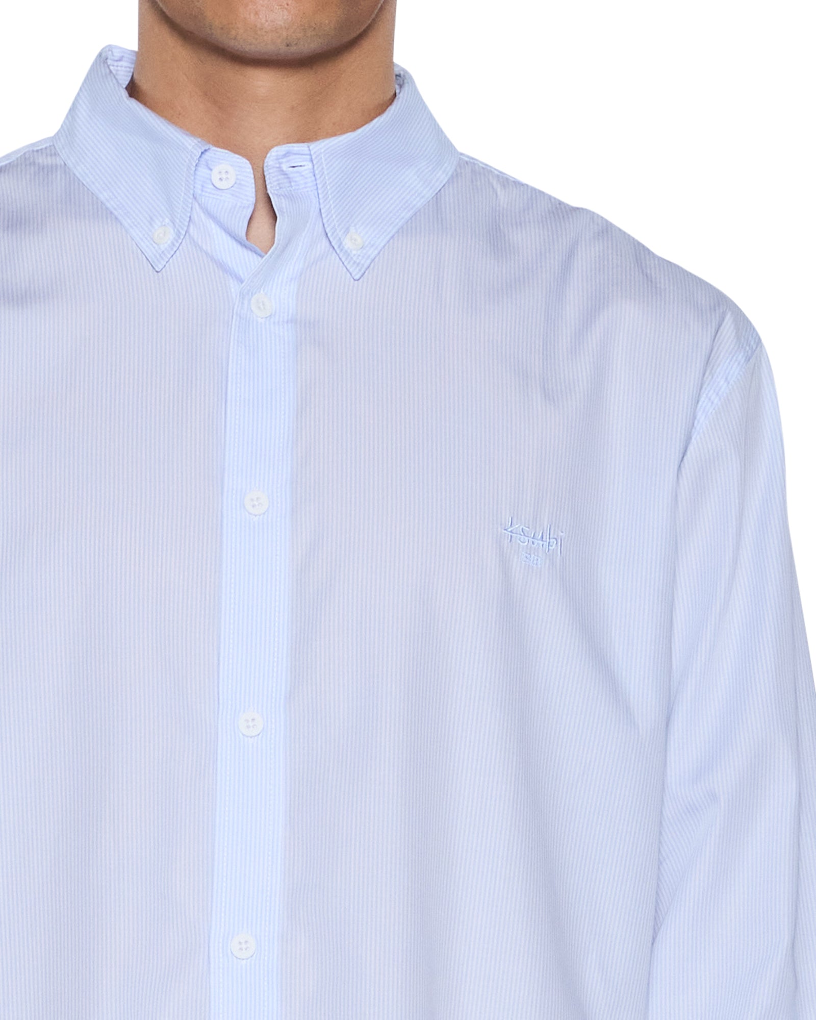 KADE LS SHIRT PIN BLUE - Image 3