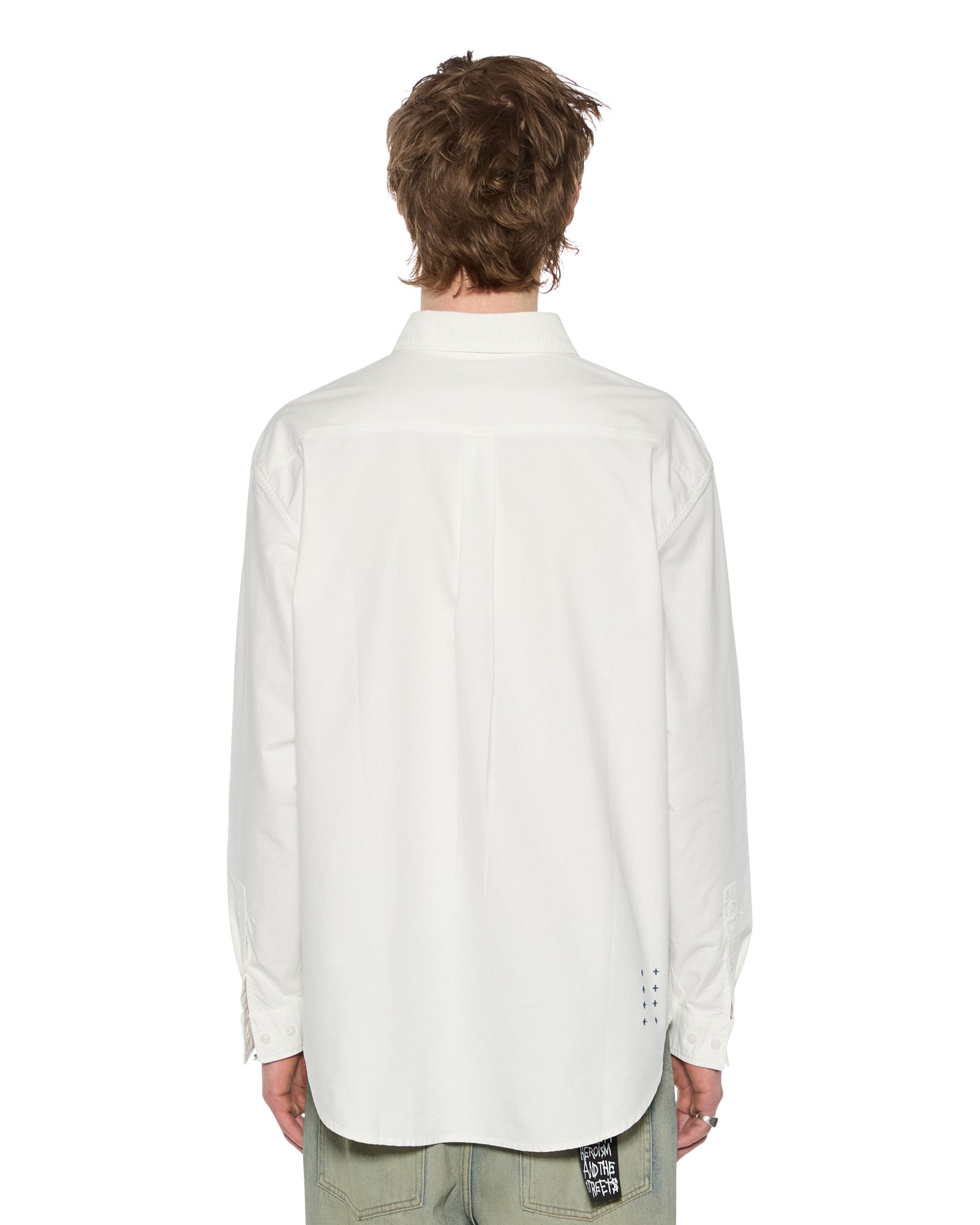 KSIGNATURE BUTTON DOWN LS SHIRT WHITE - Image 6