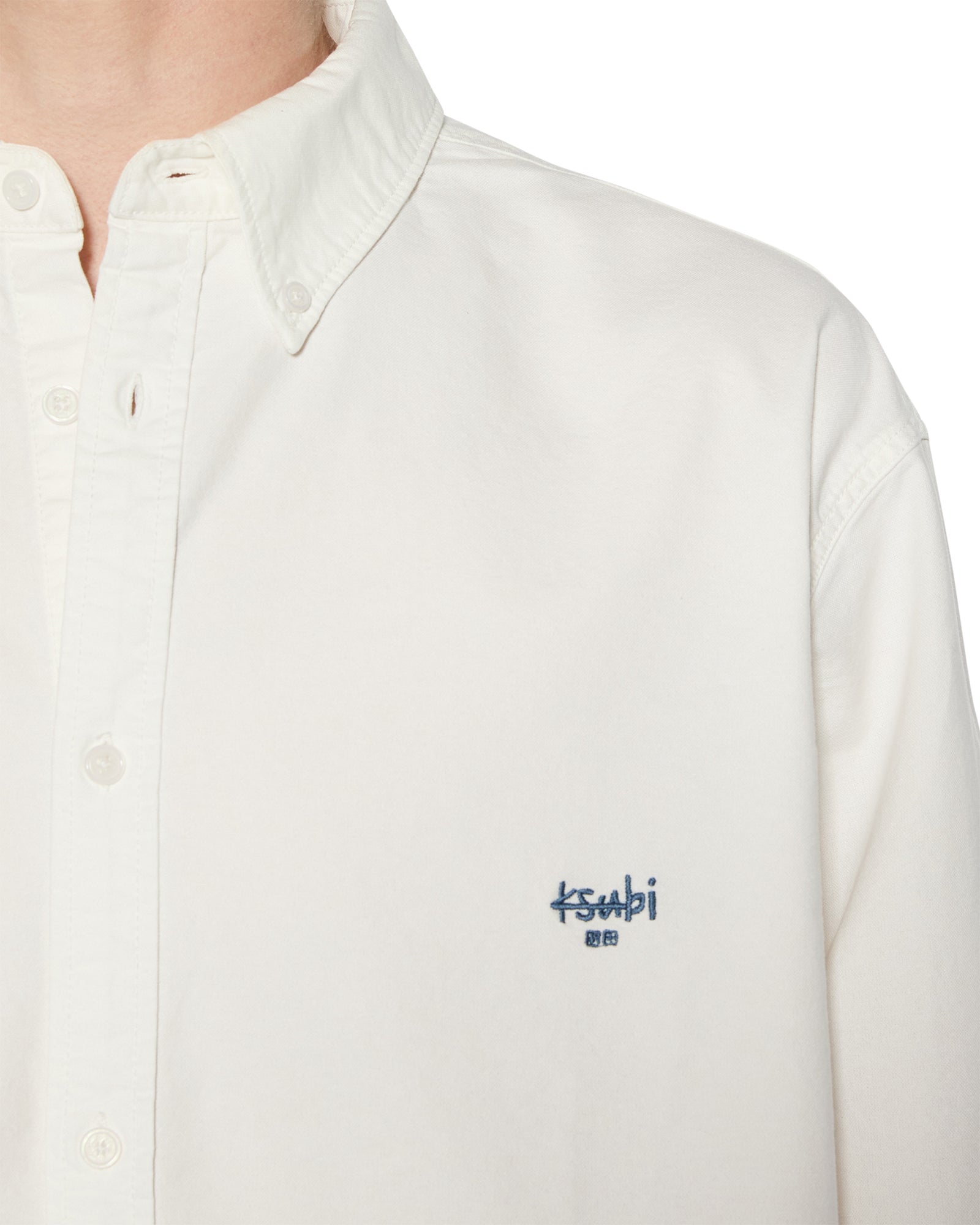 KSIGNATURE BUTTON DOWN LS SHIRT WHITE - Image 3