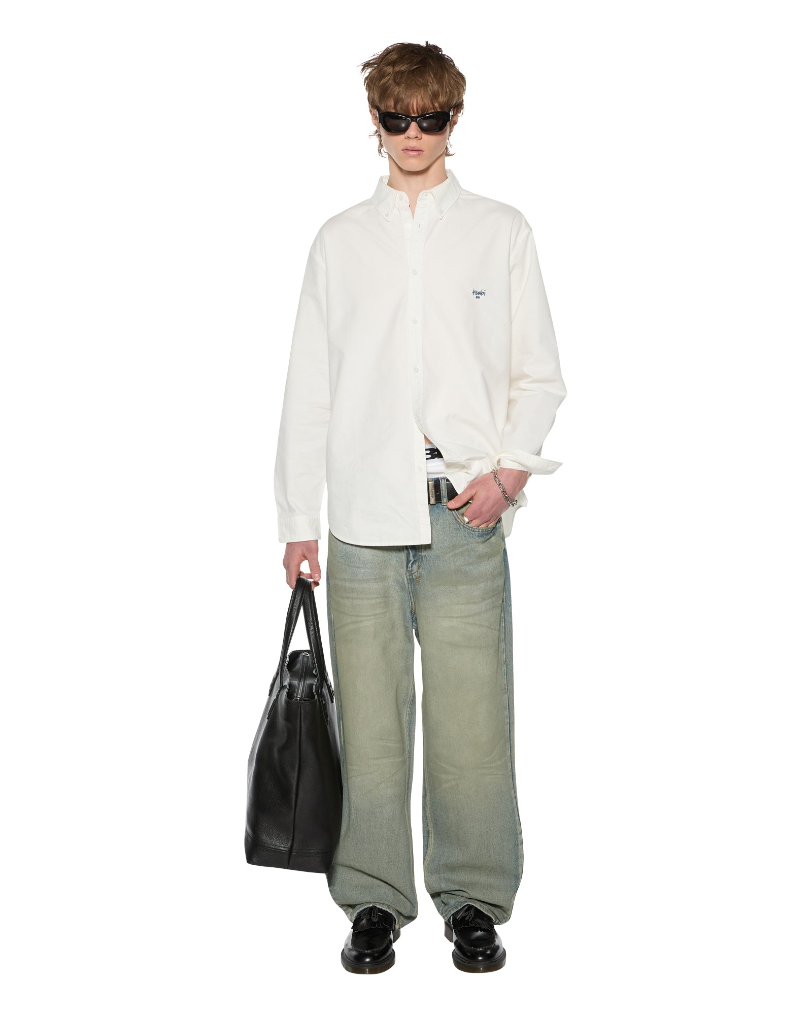 KSIGNATURE BUTTON DOWN LS SHIRT WHITE - Image 2