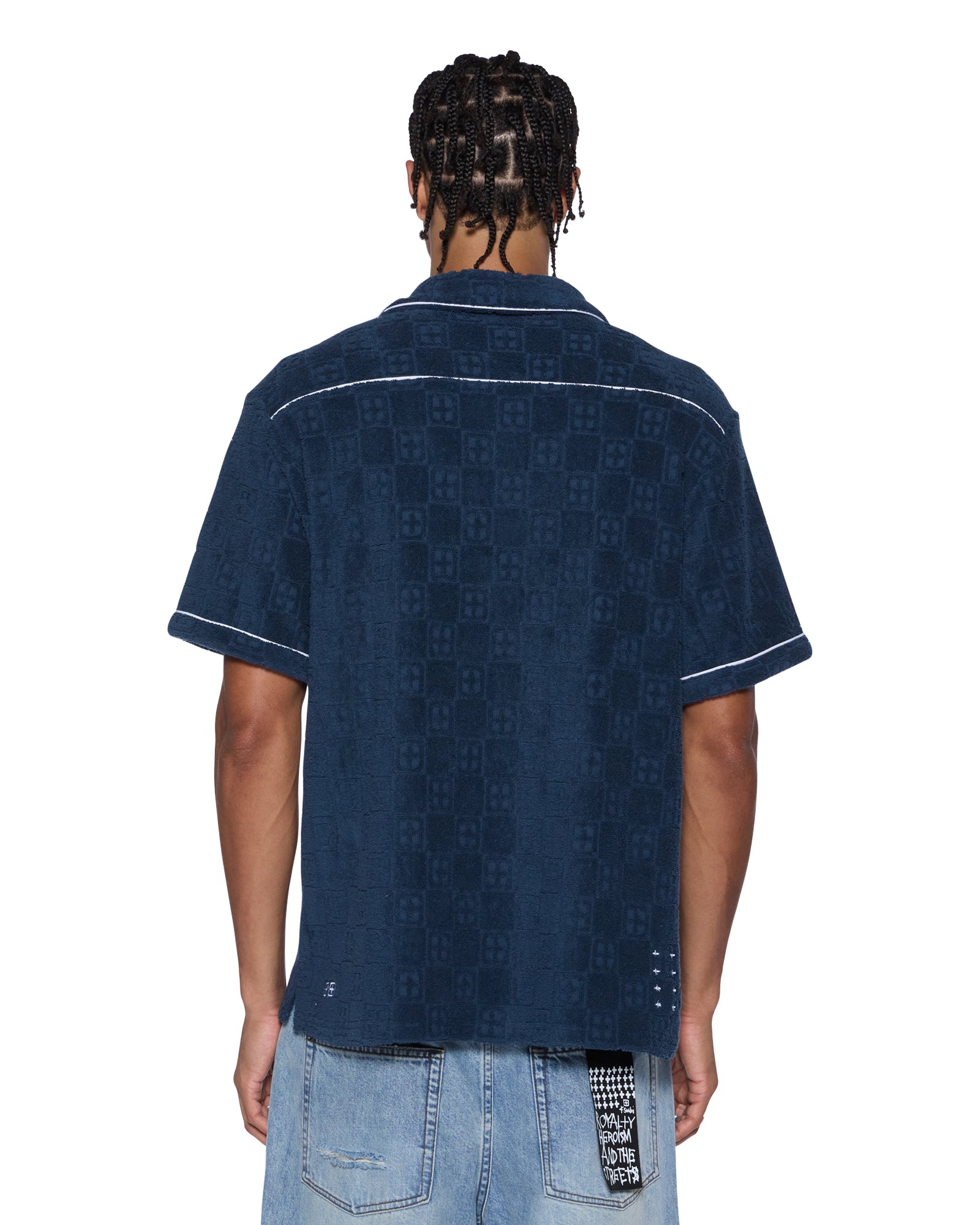 LOUNGE SS RESORT SHIRT NAVY - Image 3