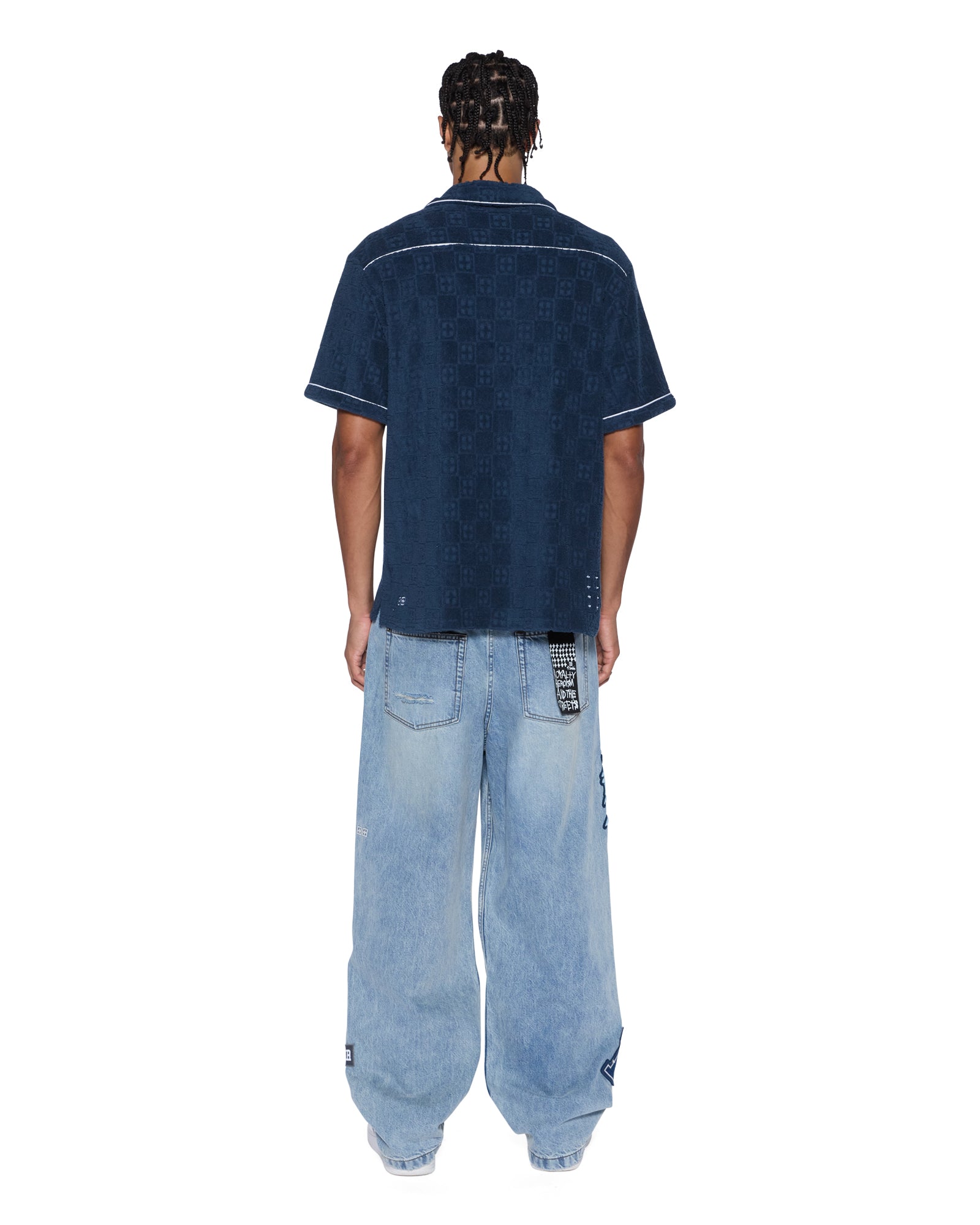 LOUNGE SS RESORT SHIRT NAVY - Image 5