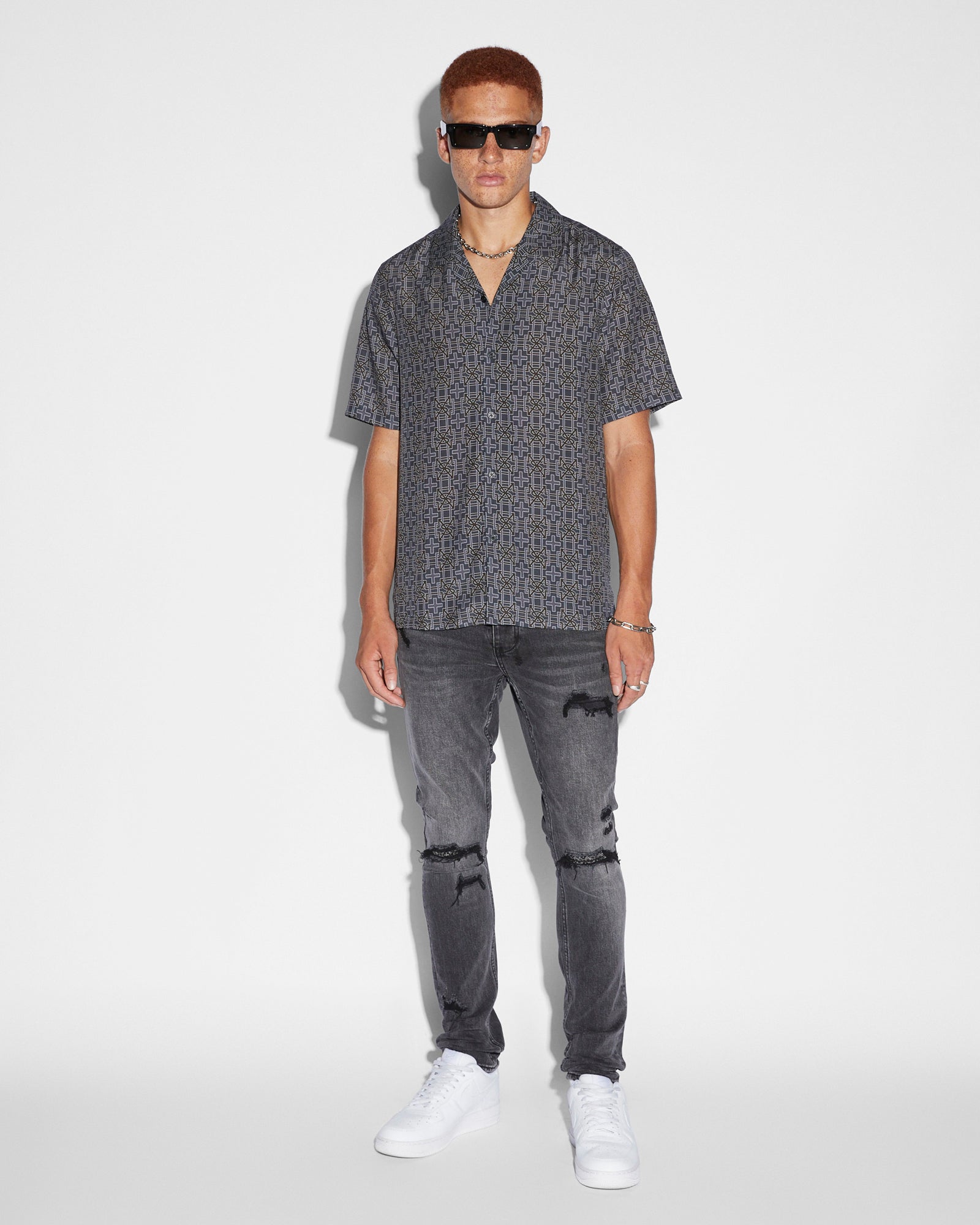 PLUS RESORT SS SHIRT NAVY - Image 3