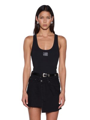 STACKED ORIGIN TANK BLACK