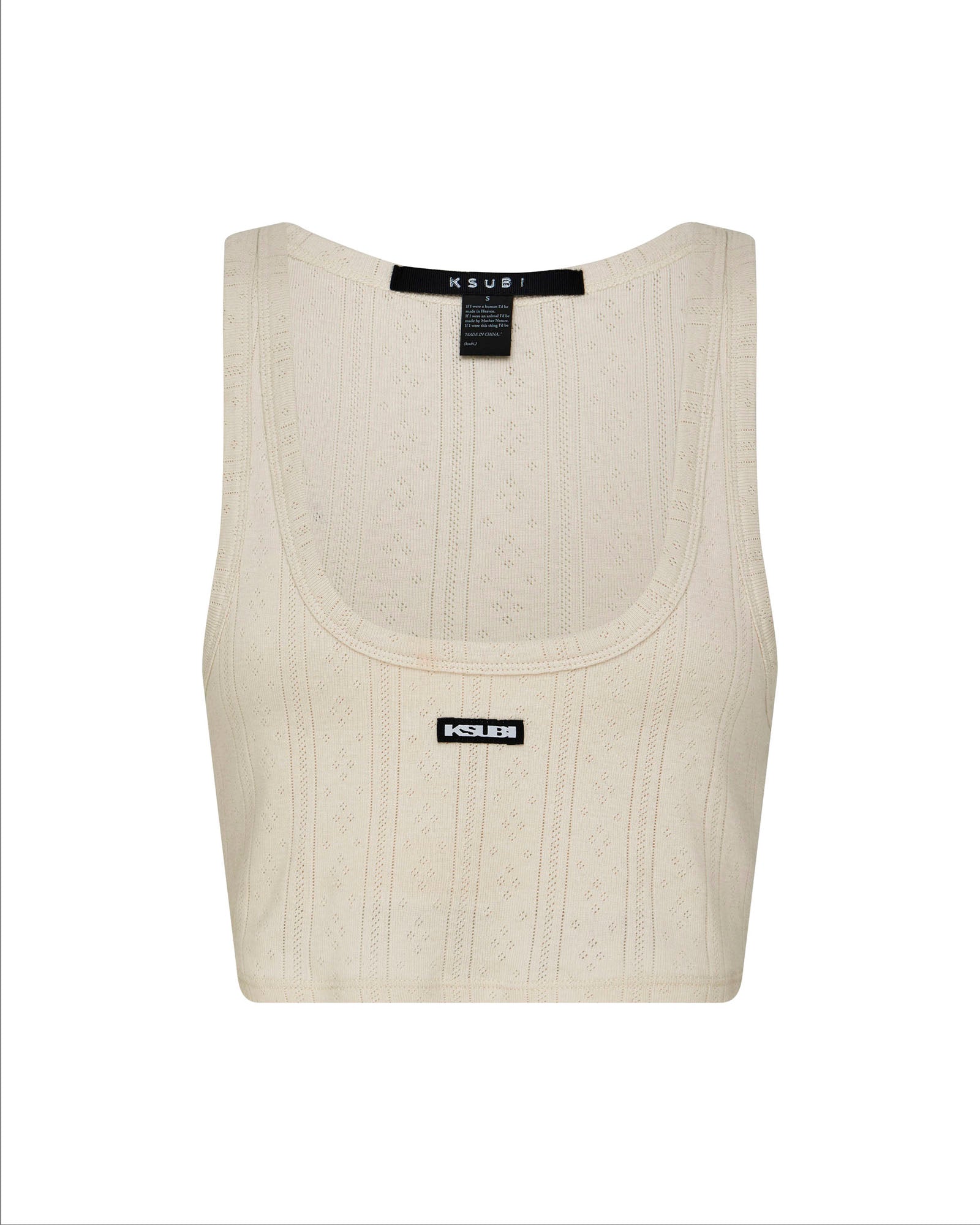 SOTT ORIGIN CROP TANK CREAM - Image 6