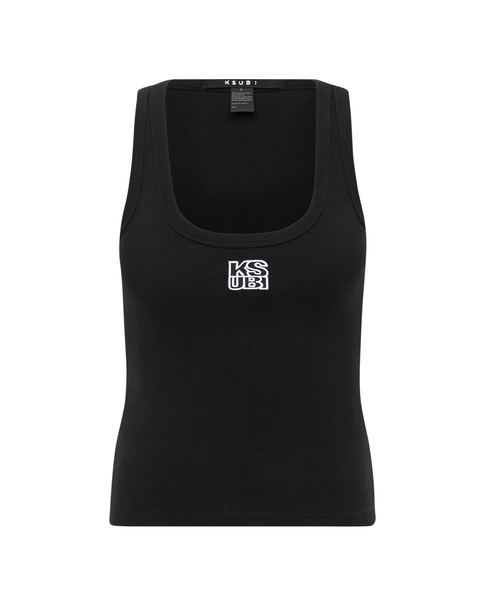 STACKED ORIGIN TANK BLACK - Image 5