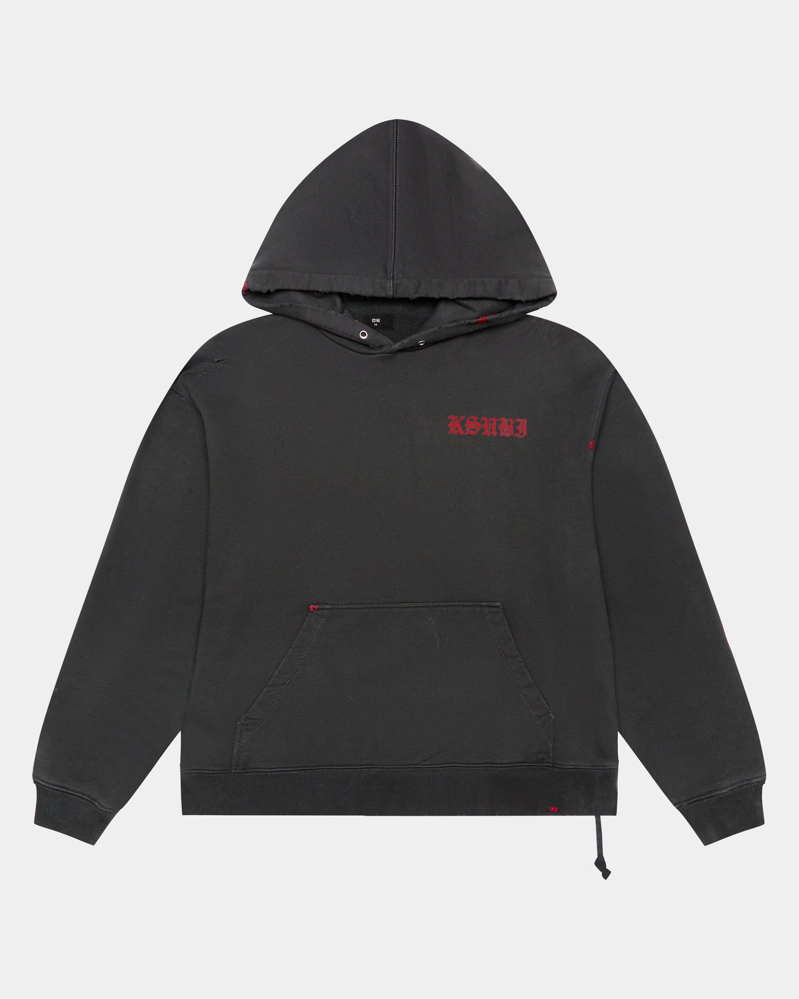 SINNERS BIGGIE HOODIE ACID BLACK - Image 5