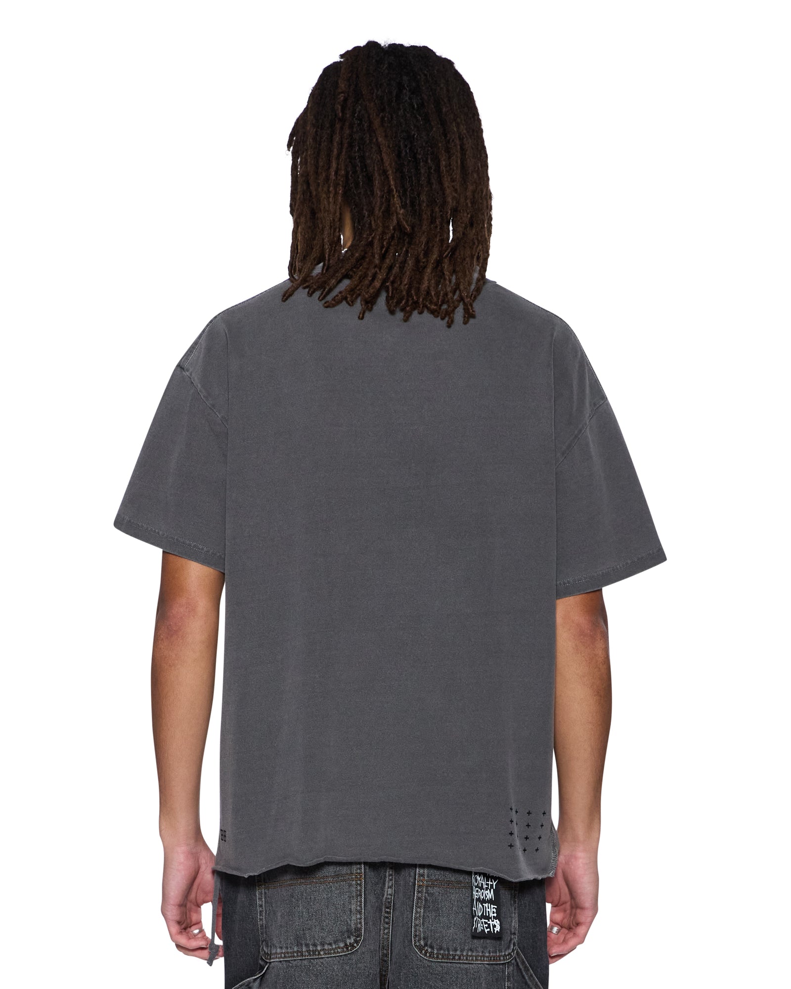 THORNED EKCESS SS TEE CHARCOAL - Image 4