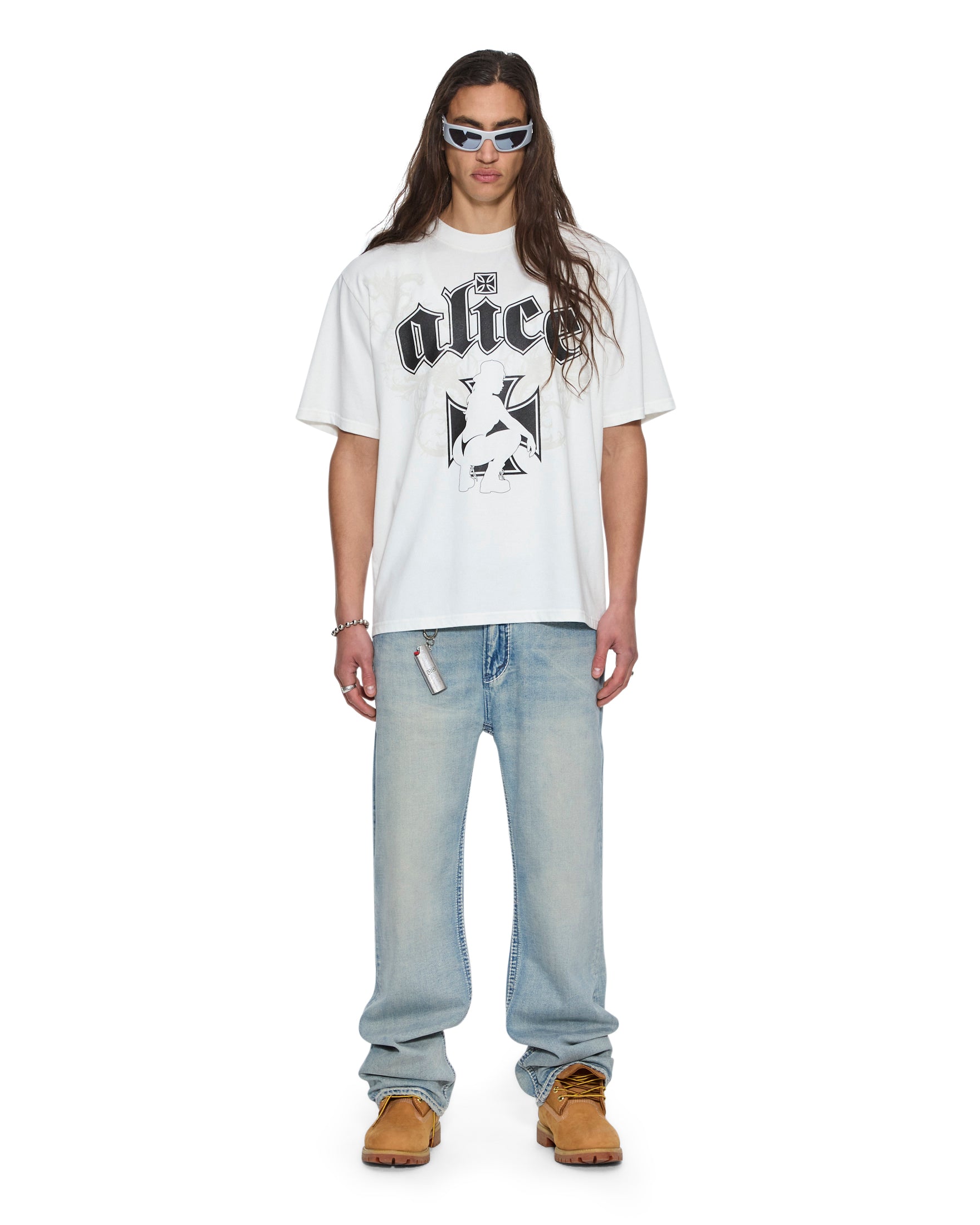 KSUBI X ALICE HOLLYWOOD GRAPHIC TEE WHITE - Image 4