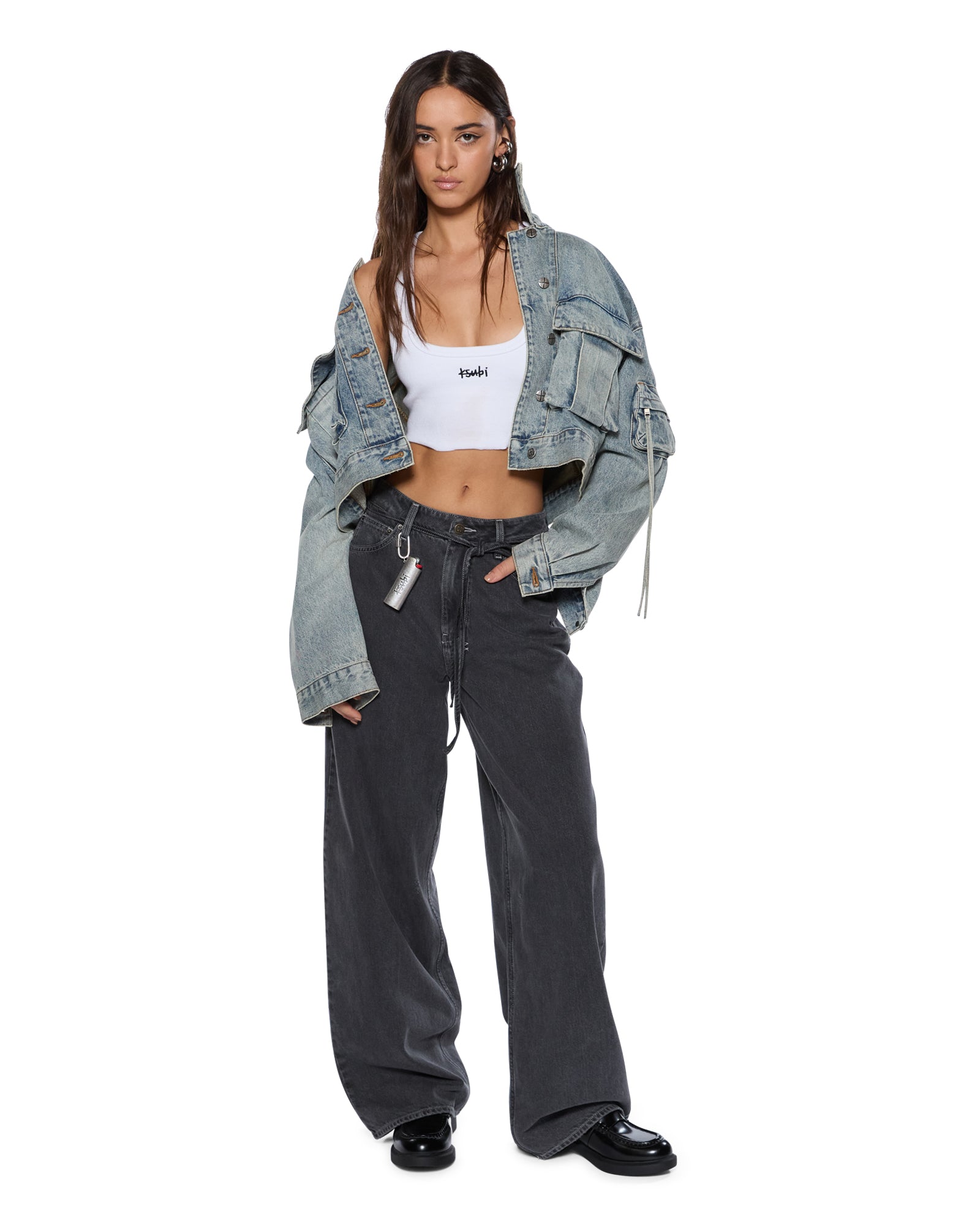 1999 ORIGIN CROPPED TANK WHITE - Image 2